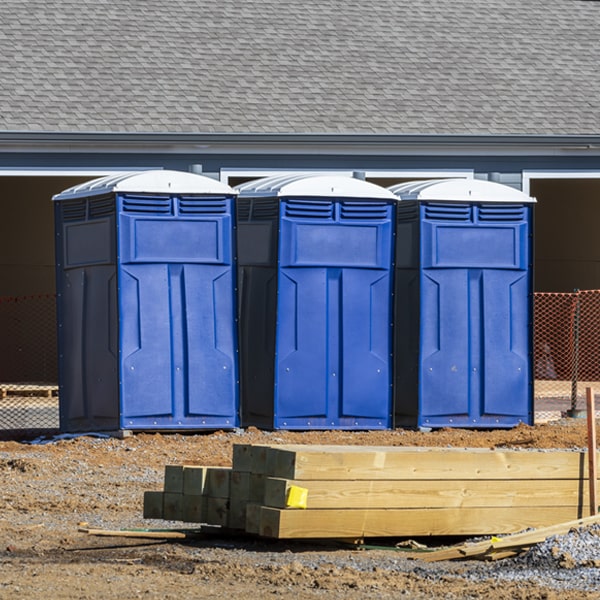 what is the maximum capacity for a single porta potty in Hollandale Wisconsin